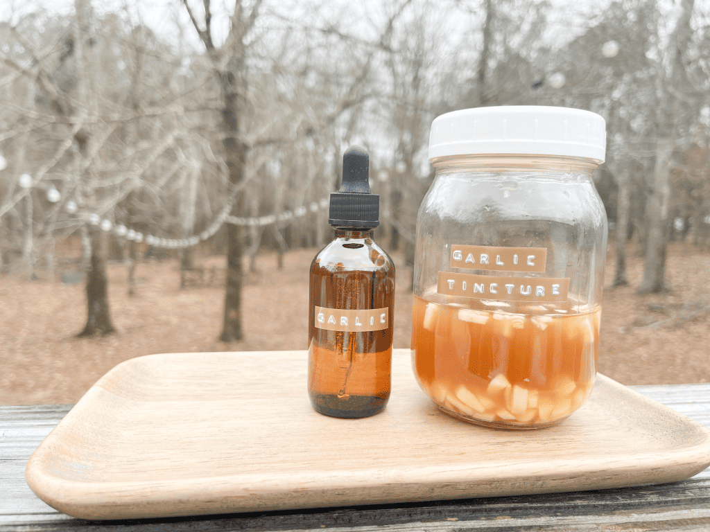 Homemade Garlic Tincture for Natural Remedies