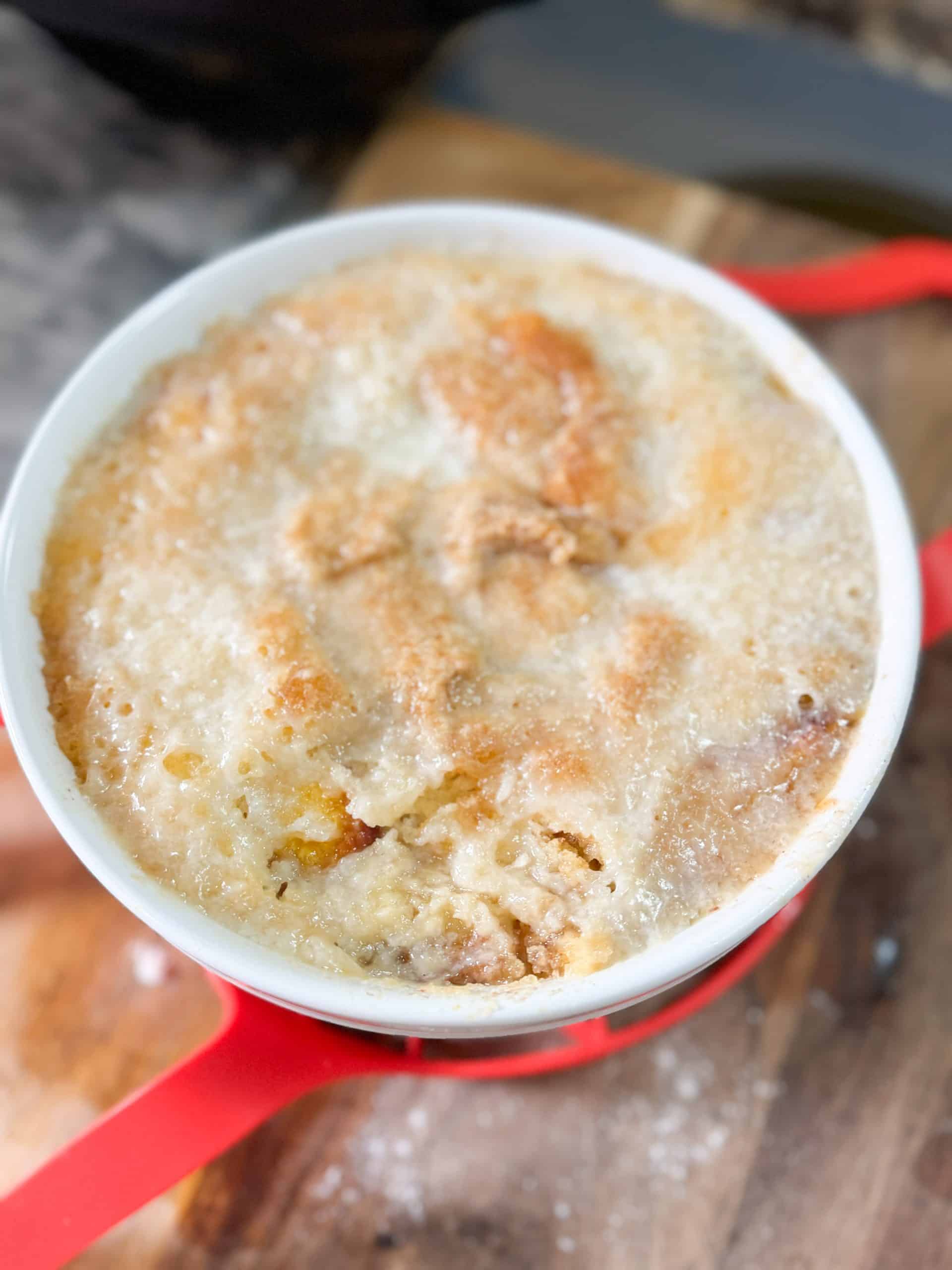 instant pot peach cobbler